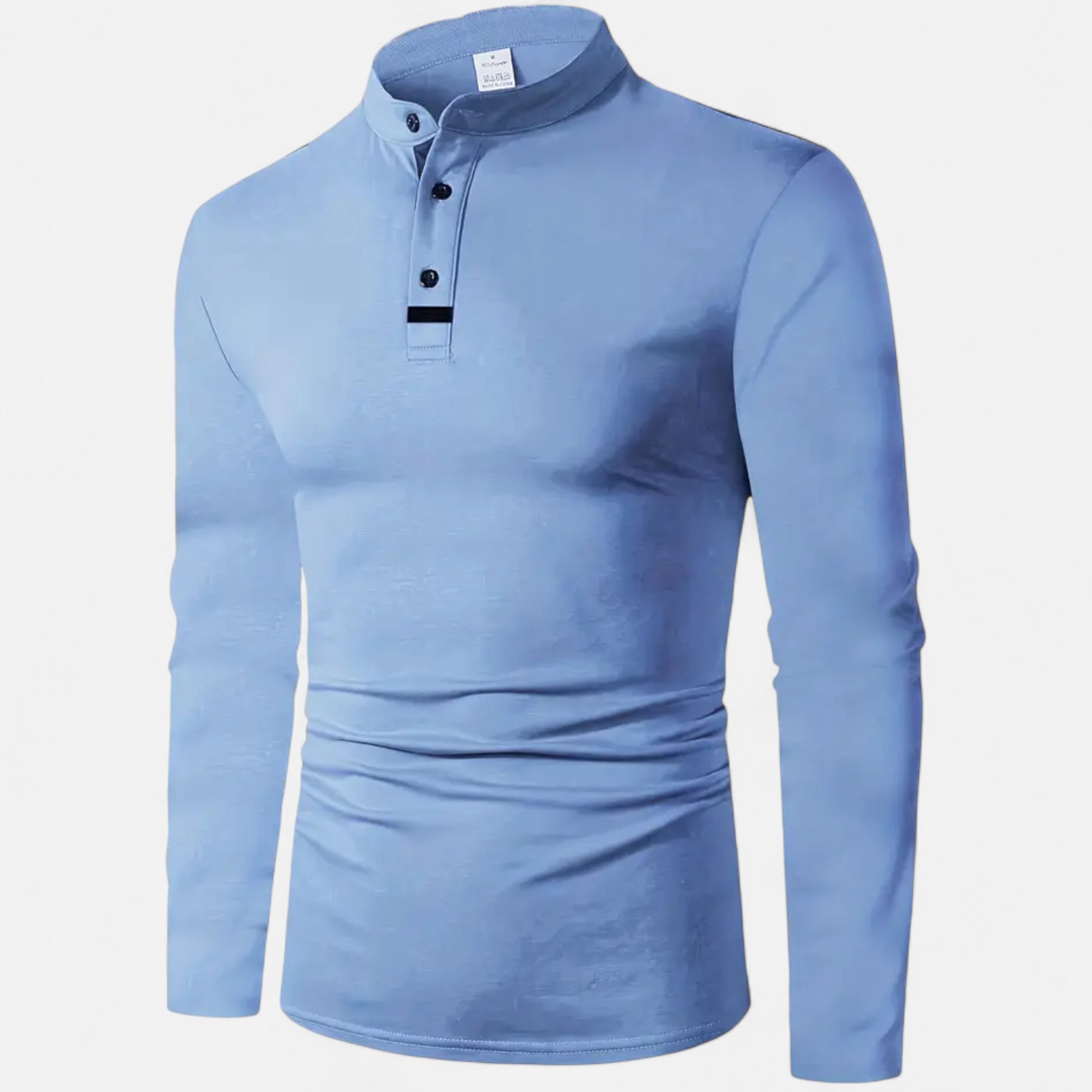 Lazaro Mode | Polo Clásico de Hombre de Manga Larga – Elegancia Atemporal