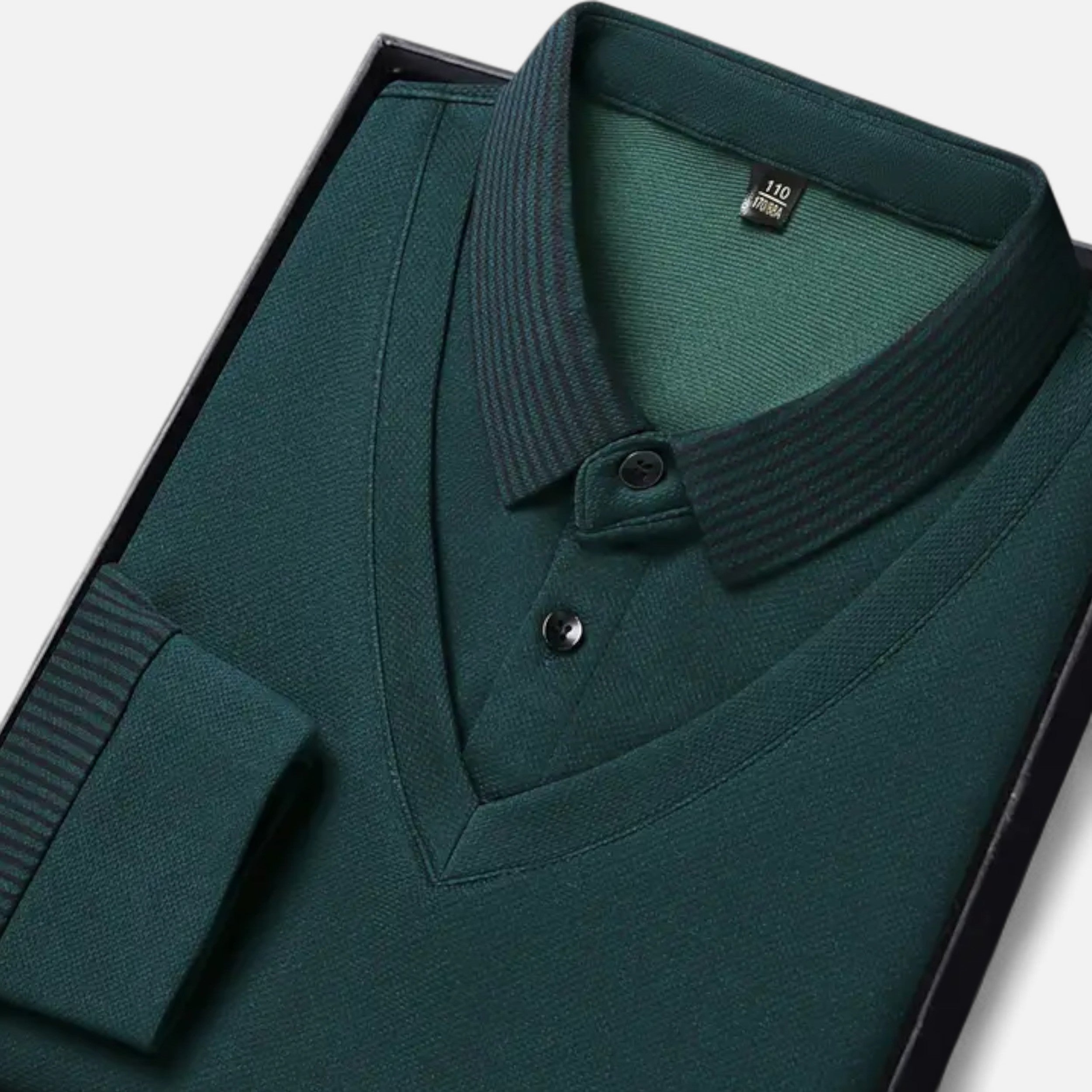 Lazaro Mode | Camisa de Hombre de Manga Larga con Solapa – Conjunto de Dos Piezas
