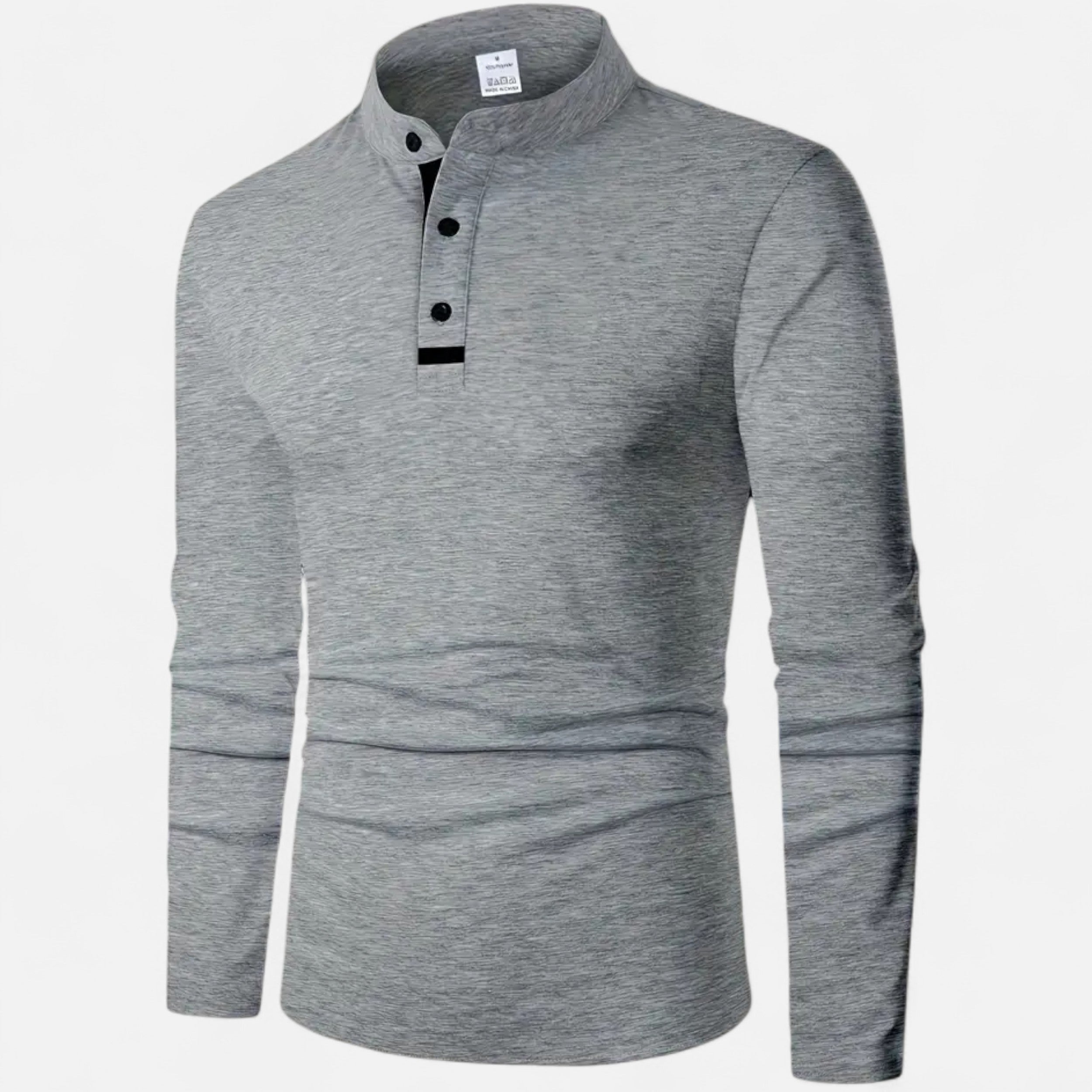 Lazaro Mode | Polo Clásico de Hombre de Manga Larga – Elegancia Atemporal