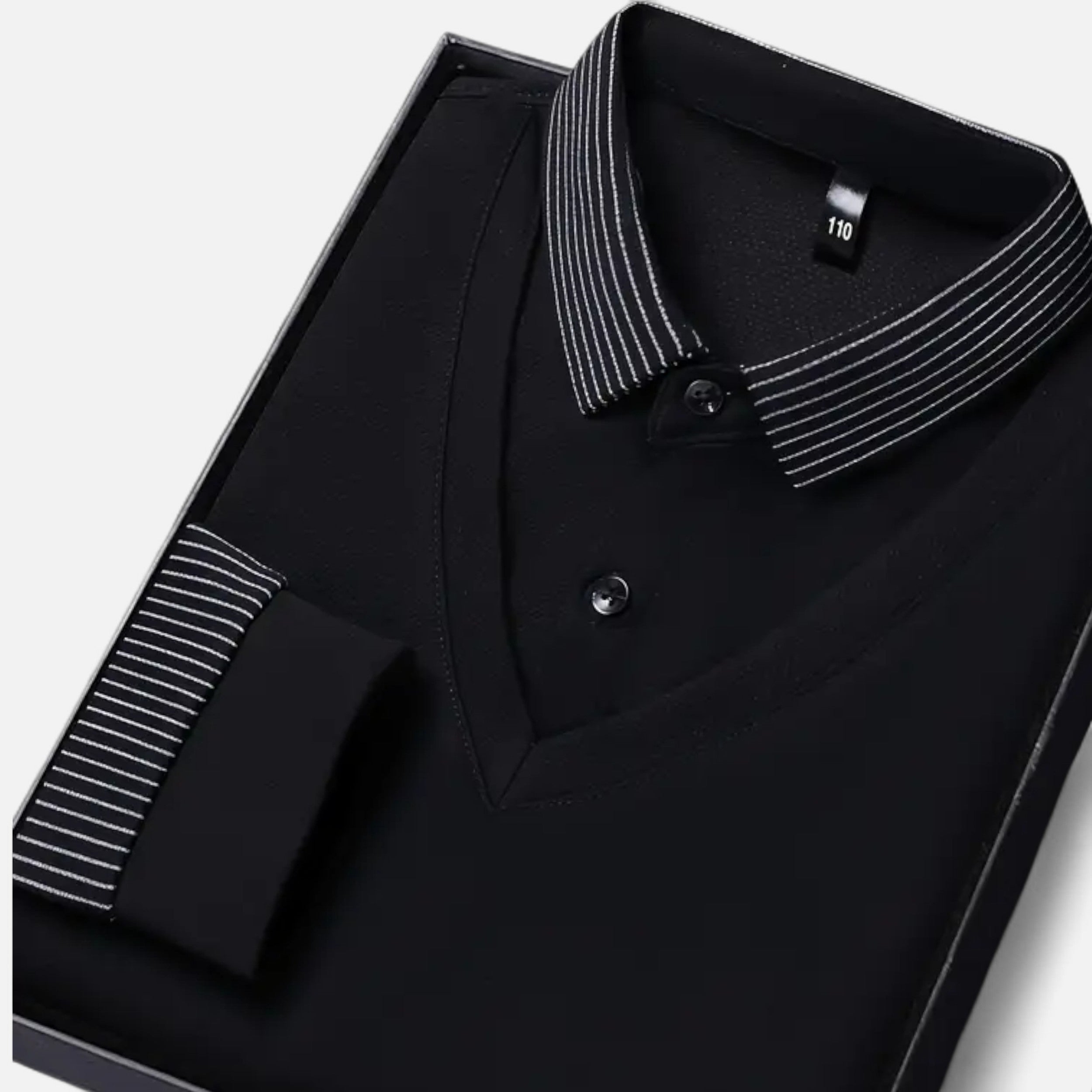Lazaro Mode | Camisa de Hombre de Manga Larga con Solapa – Conjunto de Dos Piezas