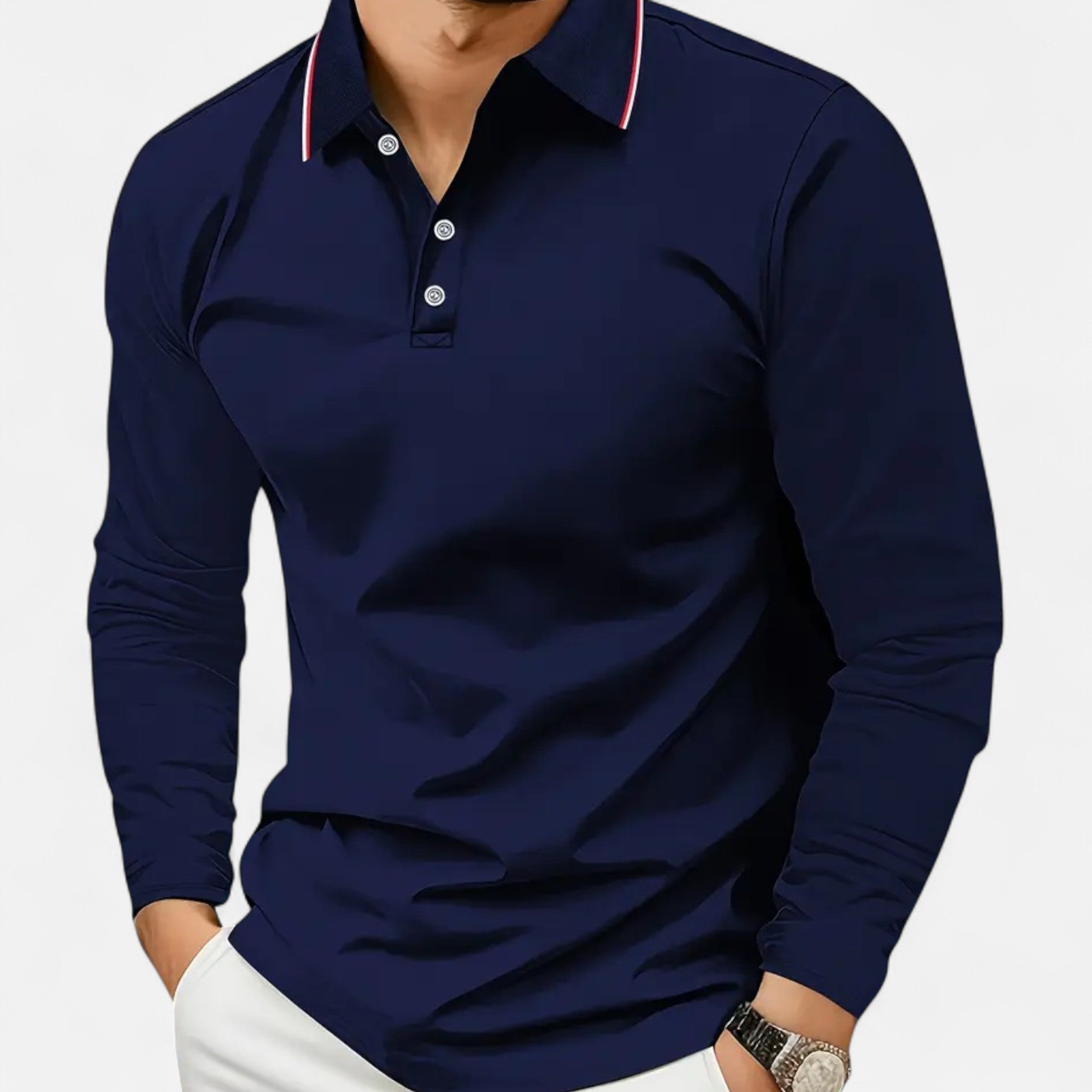 Lazaro Mode | Camisa Casual de Hombre de Manga Larga – Estilo Relajado y Refinado