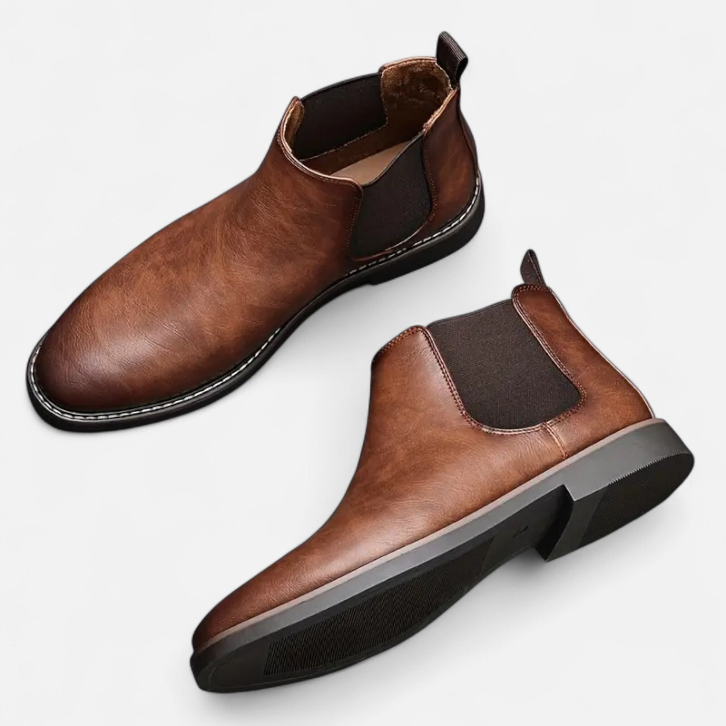 Lazaro Mode | Botas de Cuero de Hombre Estilo Británico – Distinción y Carácter Atemporal