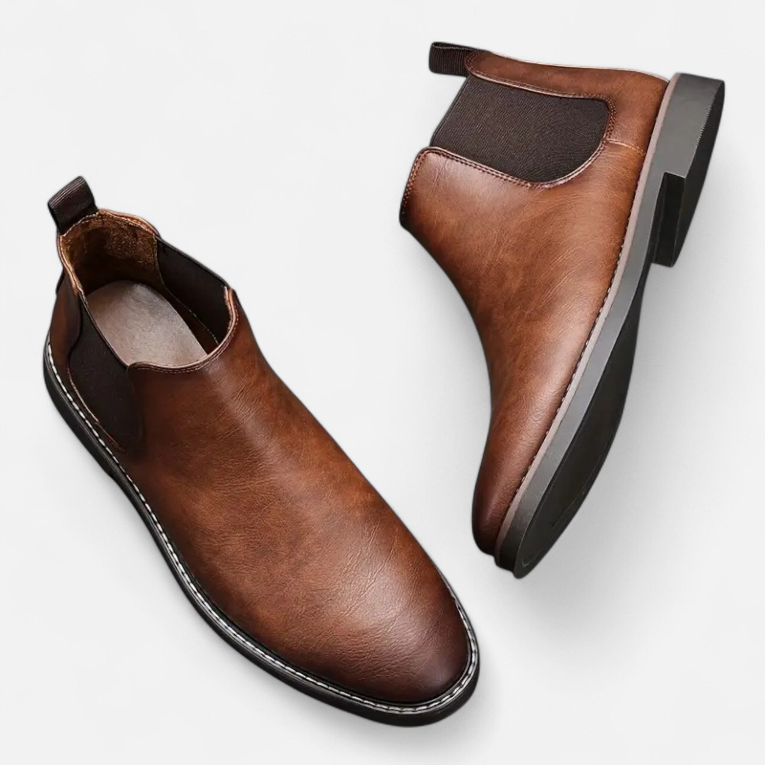 Lazaro Mode | Botas de Cuero de Hombre Estilo Británico – Distinción y Carácter Atemporal