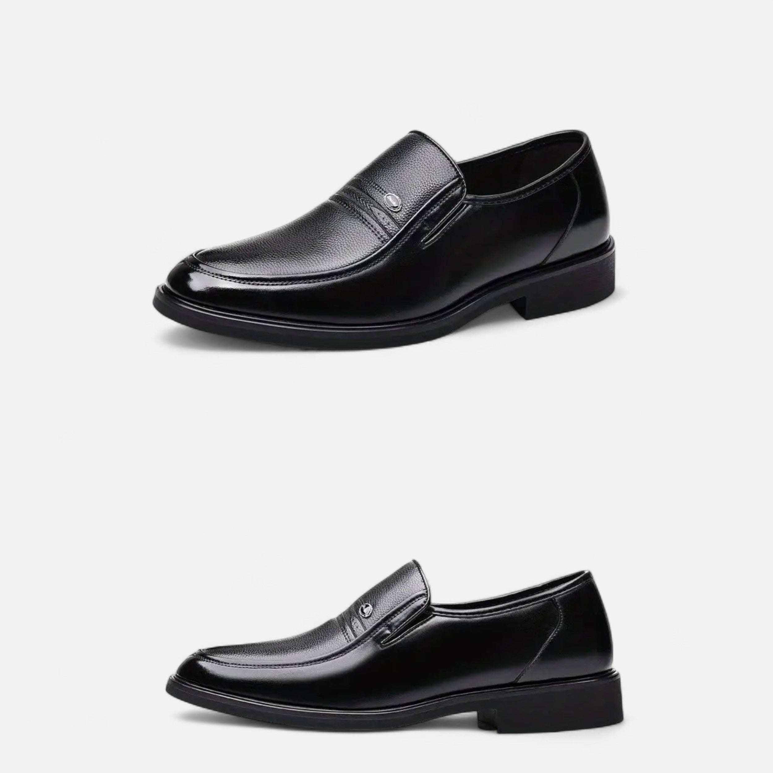 Lazaro Mode | Mocasines Negros de Hombre – Diseño Sofisticado y Atemporal