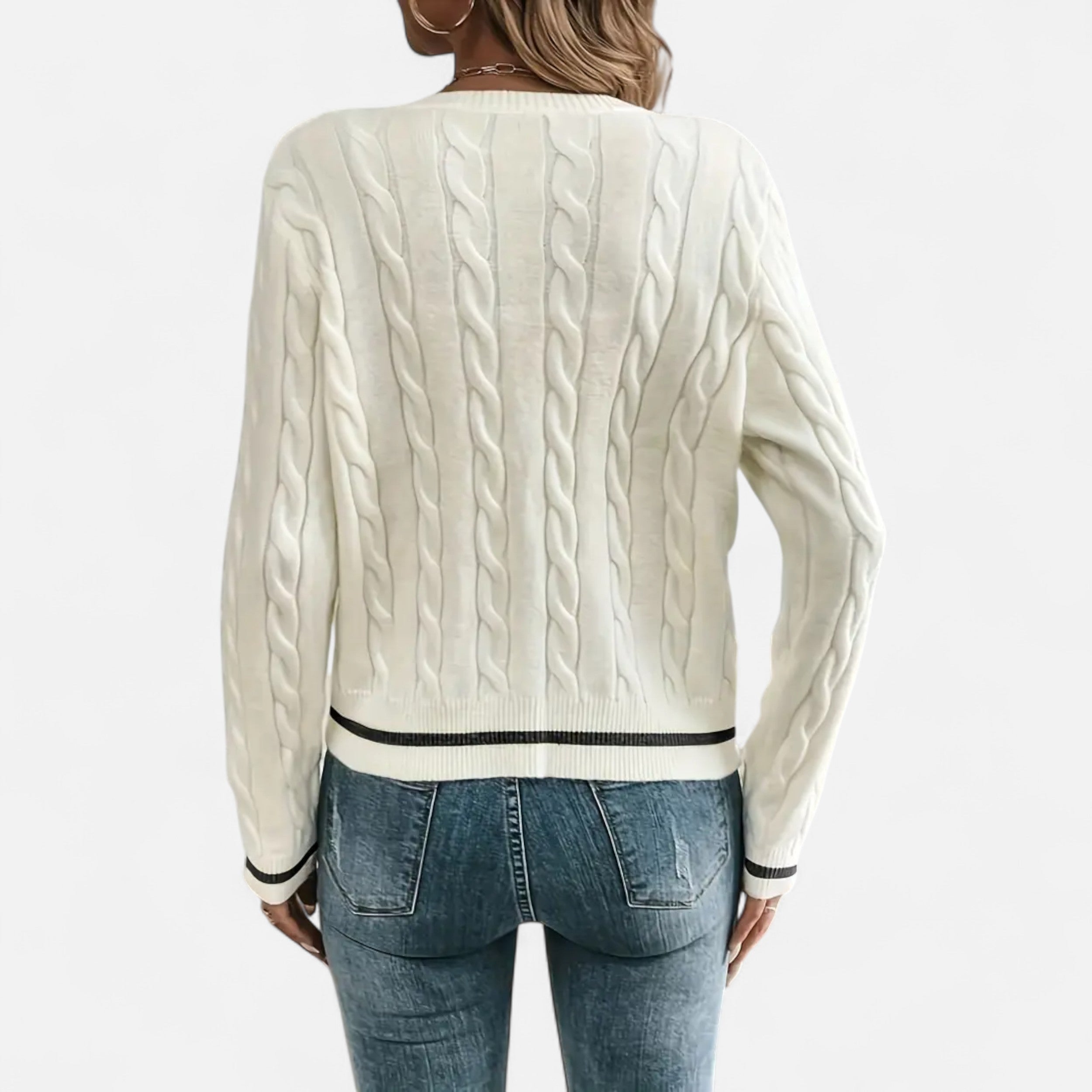 Women’s Elegant Long Sleeve Knit Cardigan