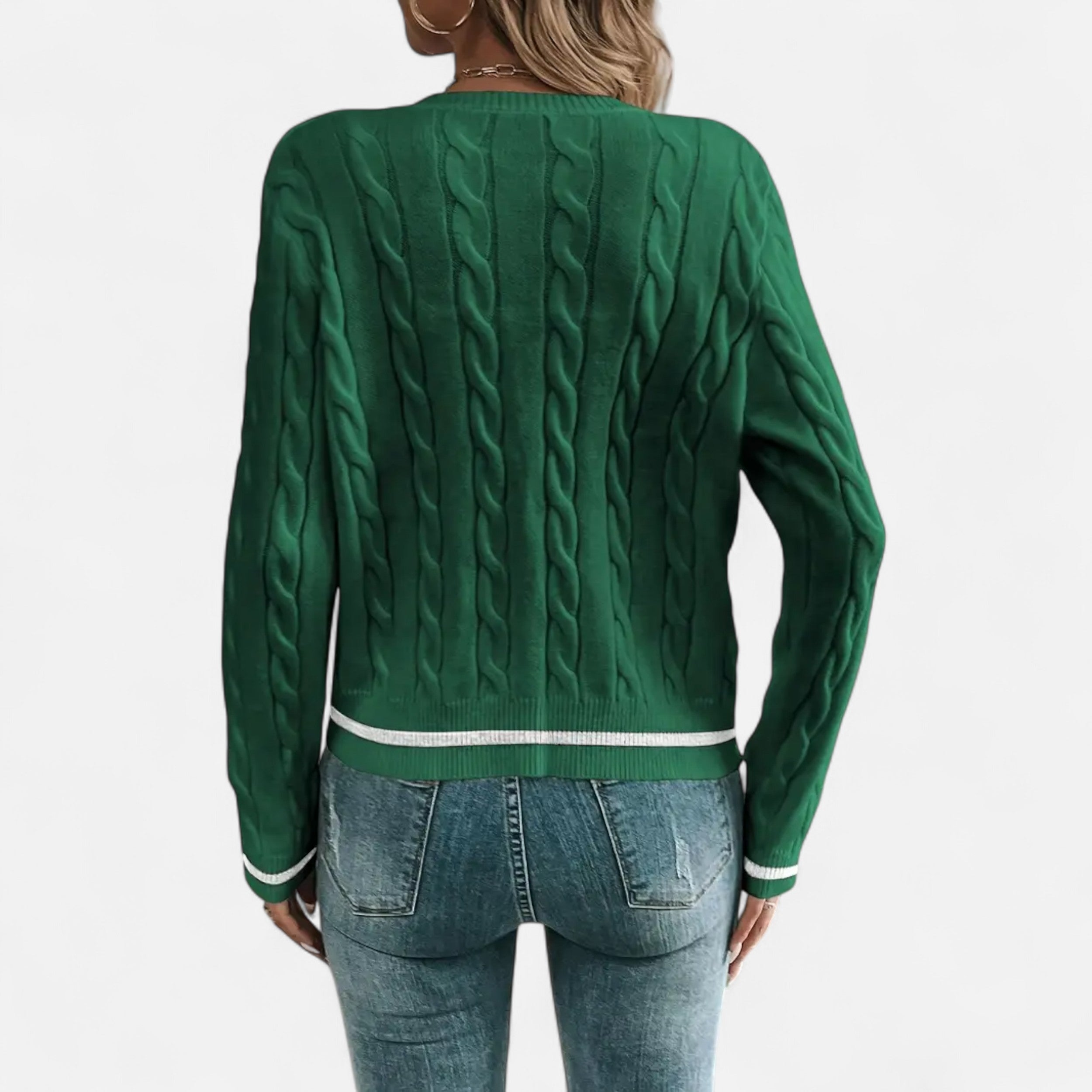 Women’s Elegant Long Sleeve Knit Cardigan