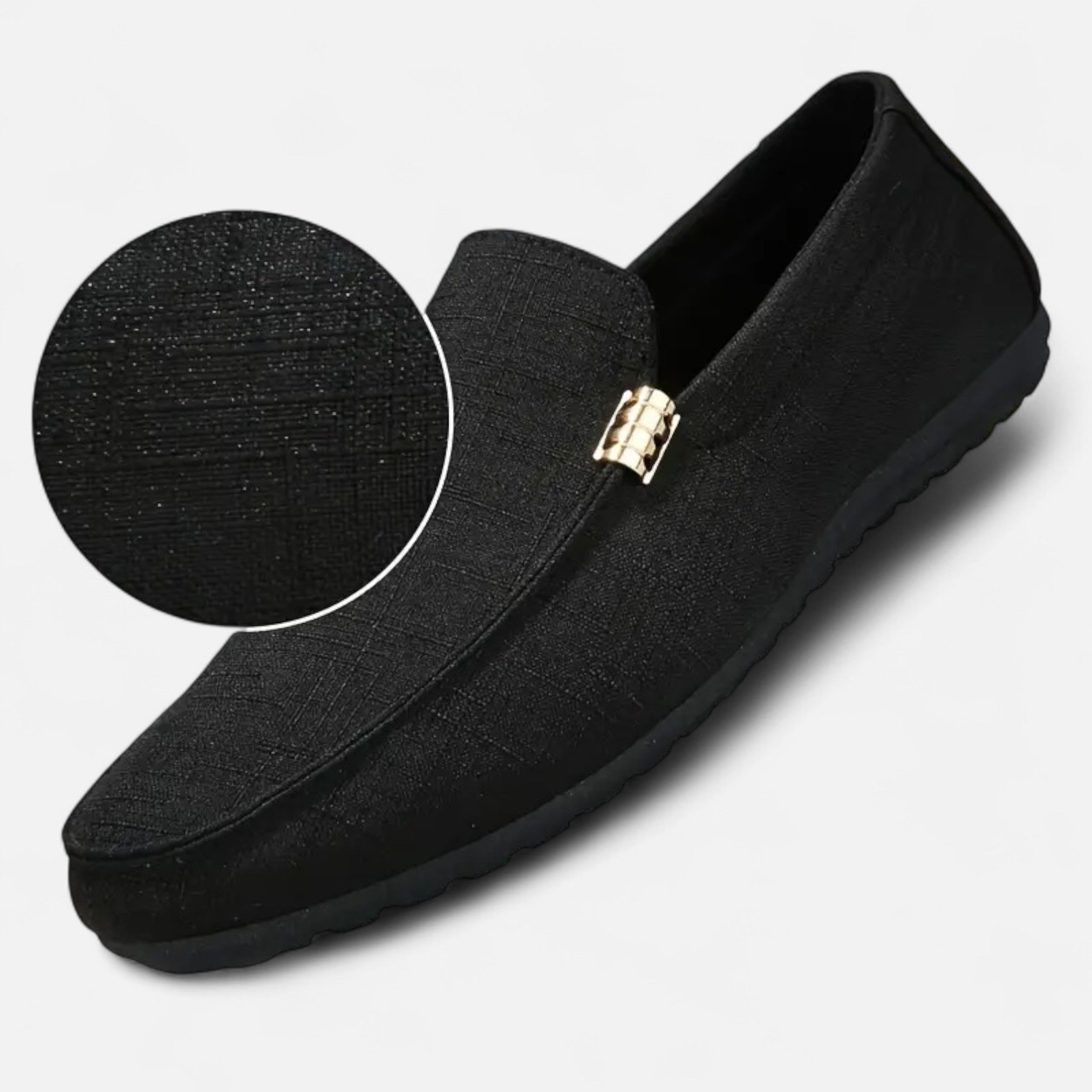 Lazaro Mode | Mocasines de Lona Lisa para Hombre – Estilo Atemporal y Versátil