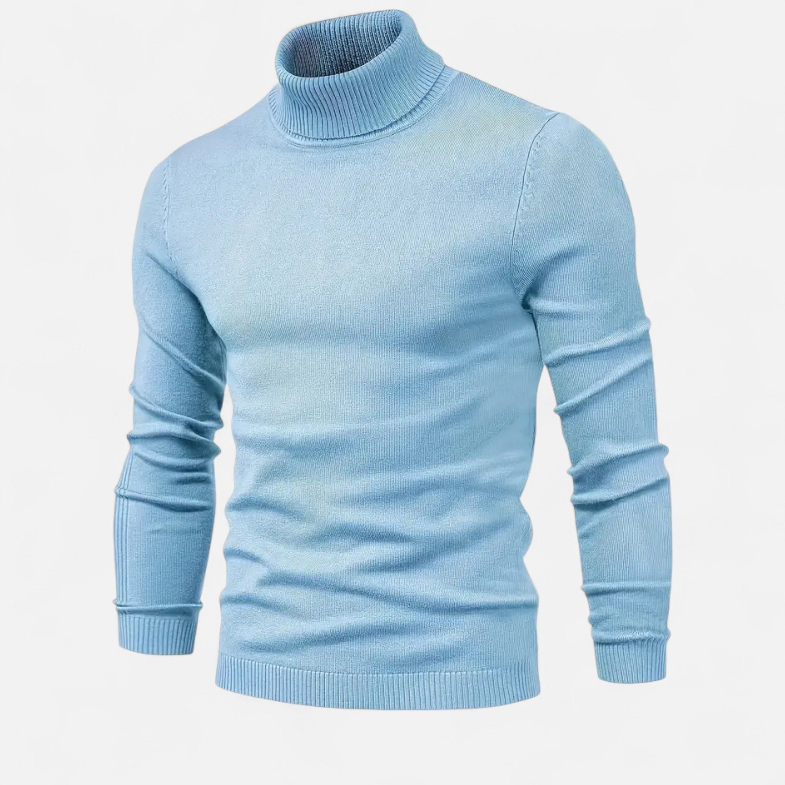 Lazaro Mode | Top de Hombre de Manga Larga con Cuello Alto – Estilo Contemporáneo