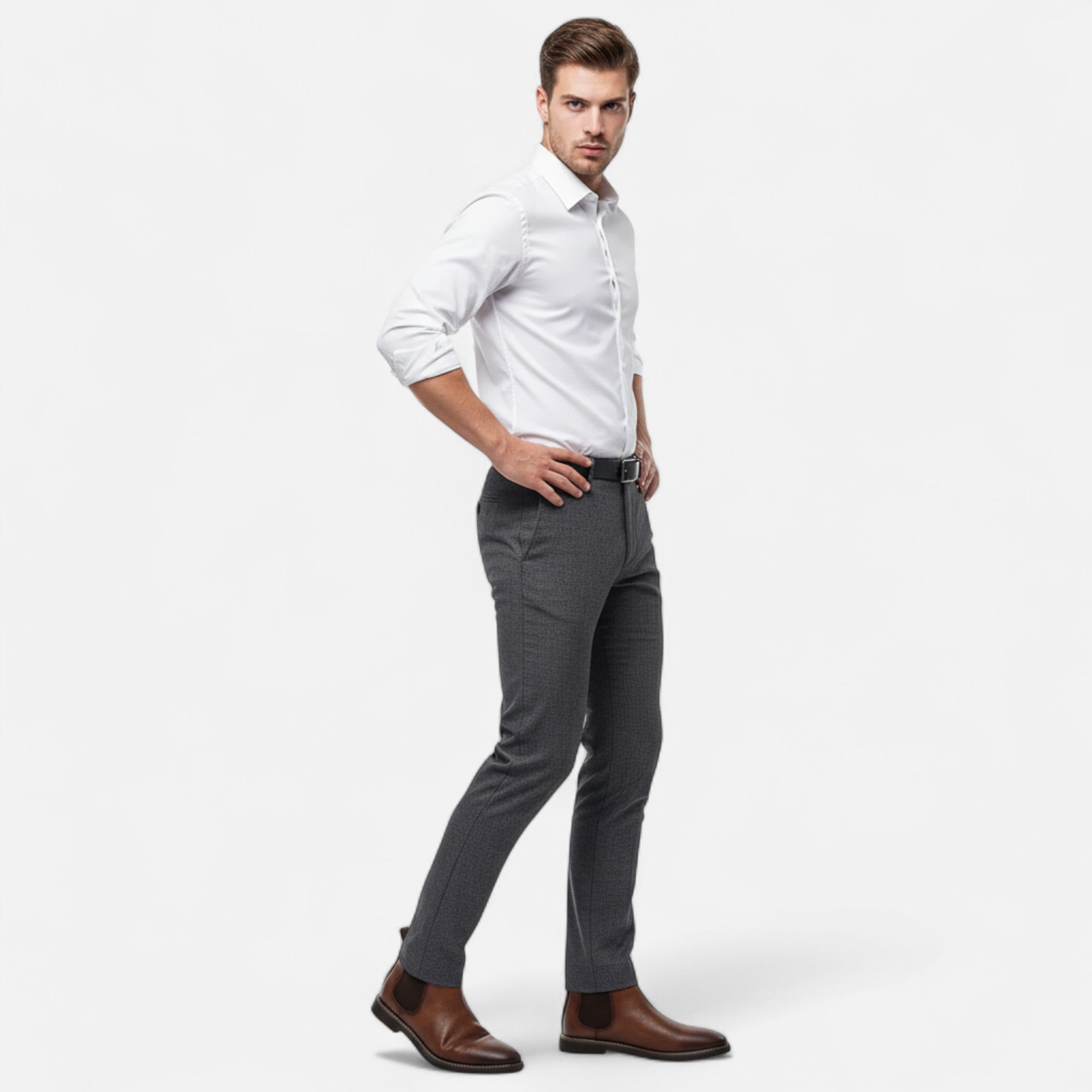 Lazaro Mode | Botas de Cuero de Hombre Estilo Británico – Distinción y Carácter Atemporal