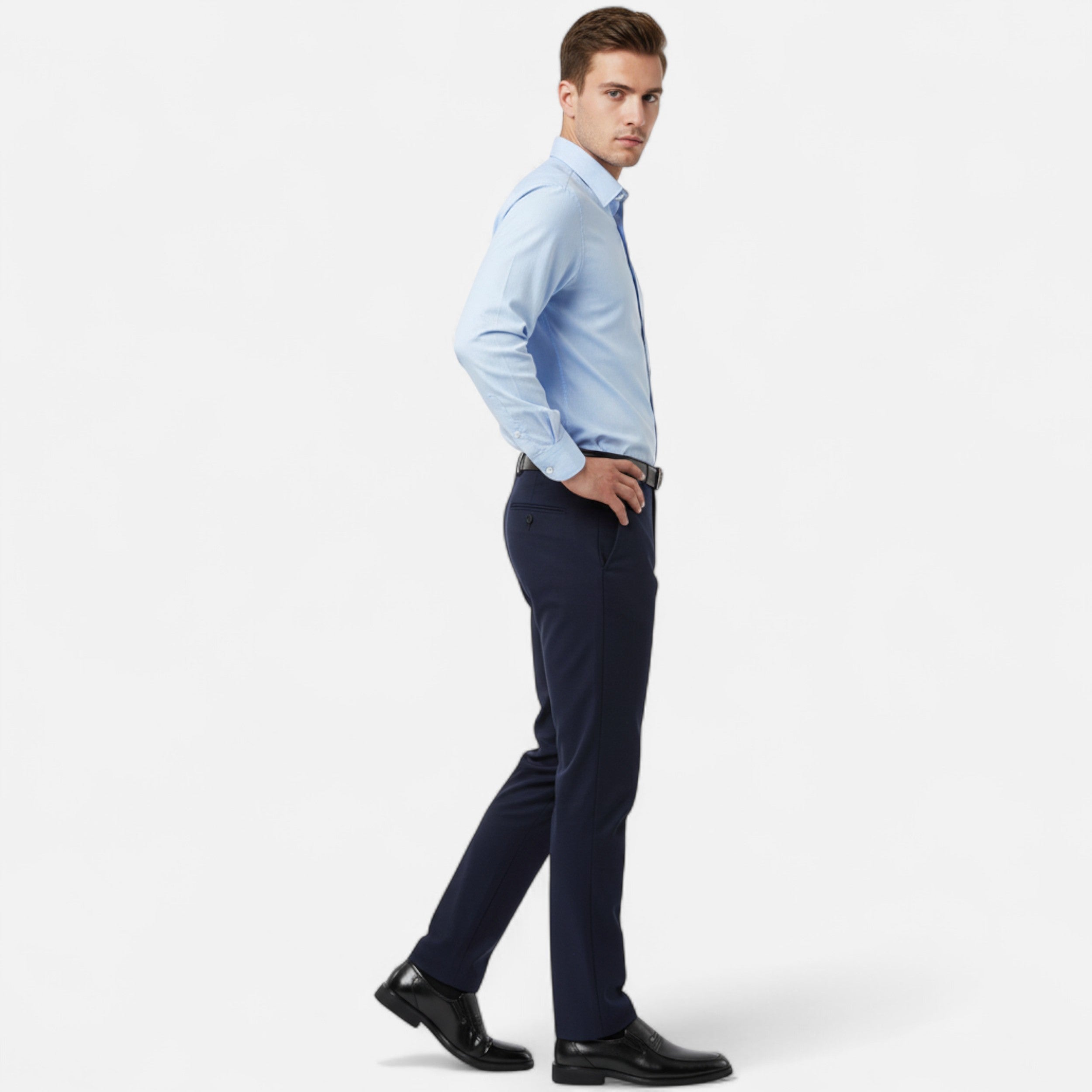 Lazaro Mode | Mocasines Negros de Hombre – Diseño Sofisticado y Atemporal