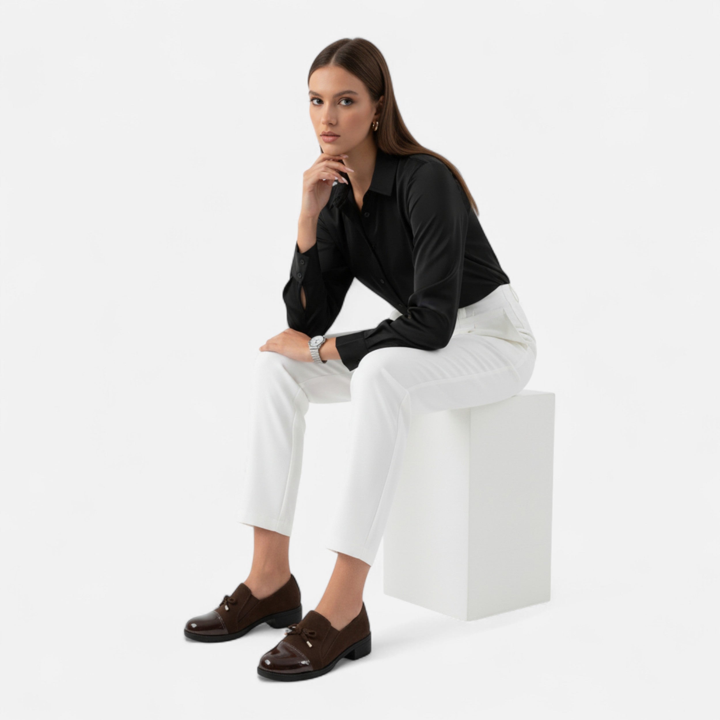 Lazaro Mode | Mocasines Retro de Mujer con Lazo – Encanto Clásico y Estilo Contemporáneo