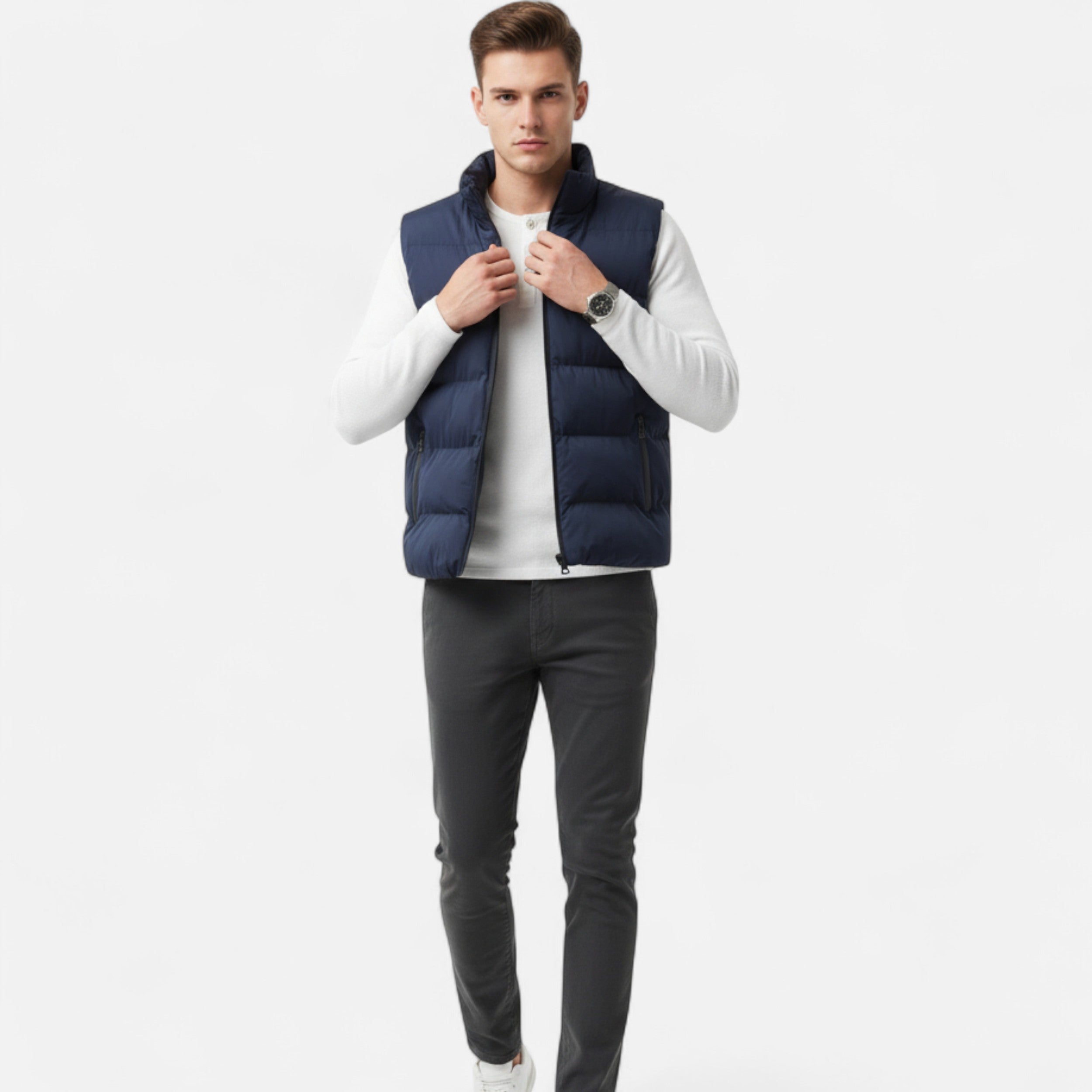 Lazaro Mode | Chaleco Ligero de Hombre – Comodidad y Estilo Versátil