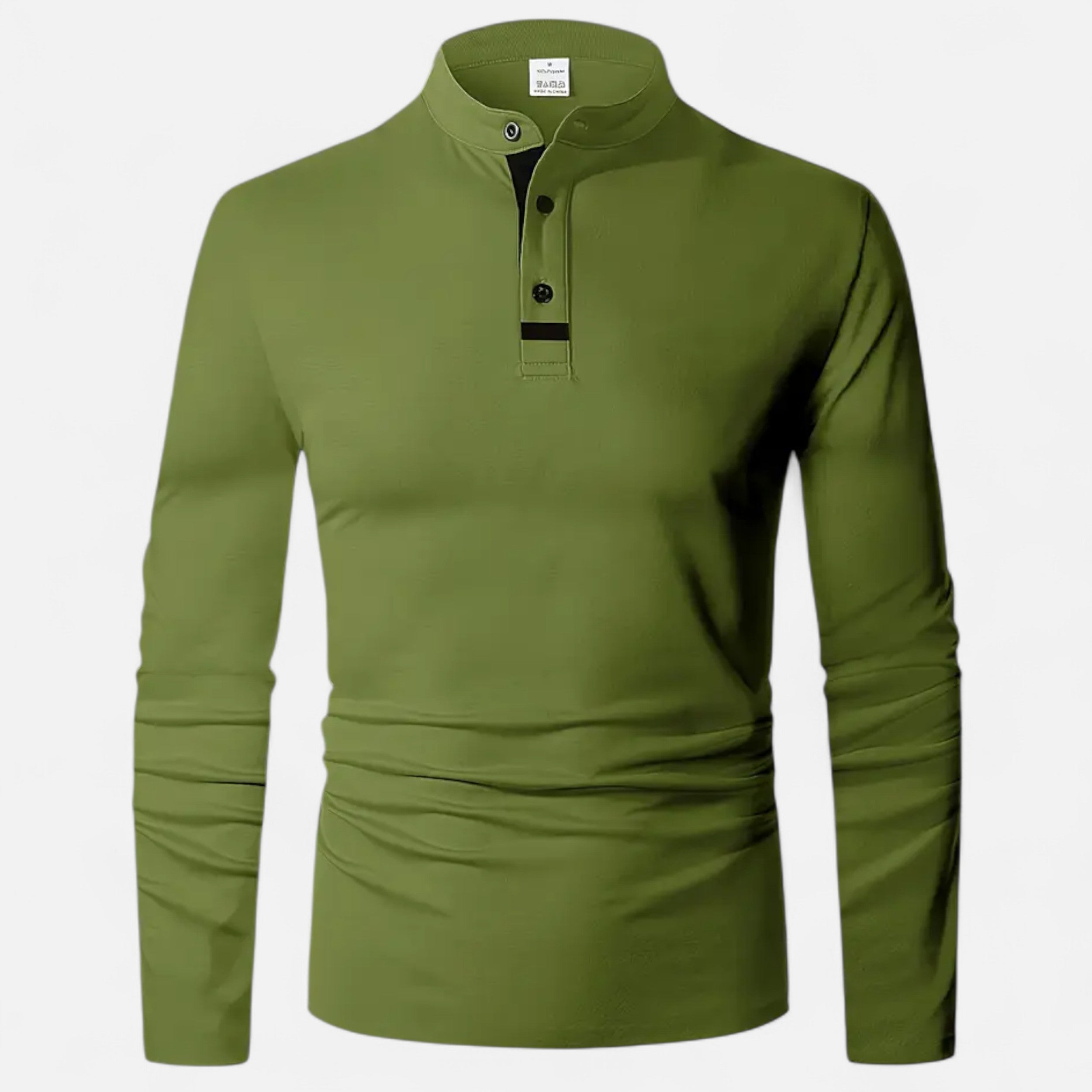 Lazaro Mode | Polo Clásico de Hombre de Manga Larga – Elegancia Atemporal