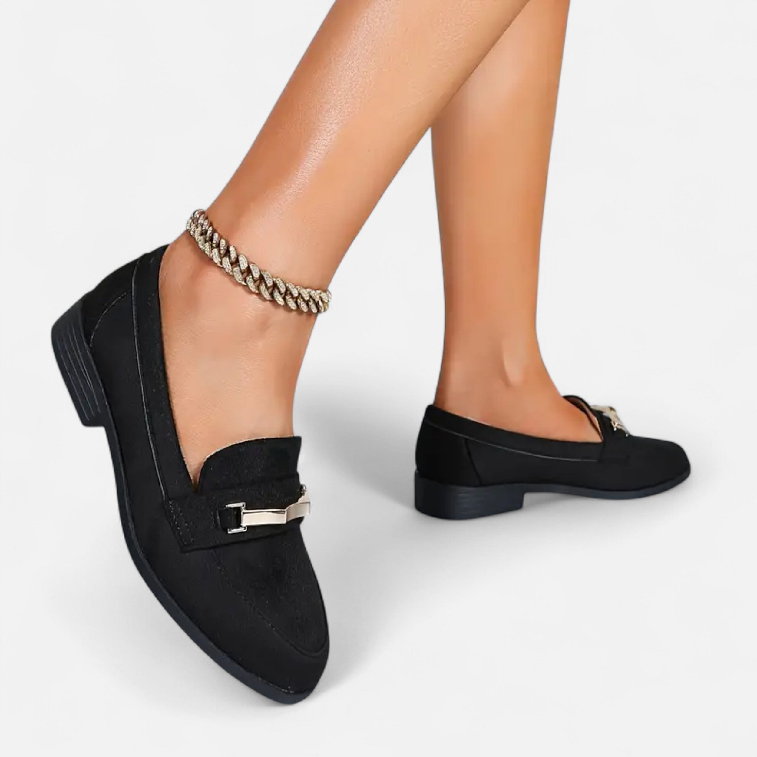 Lazaro Mode | Mocasines de Mujer con Detalles Metálicos – Lujo en Cada Paso