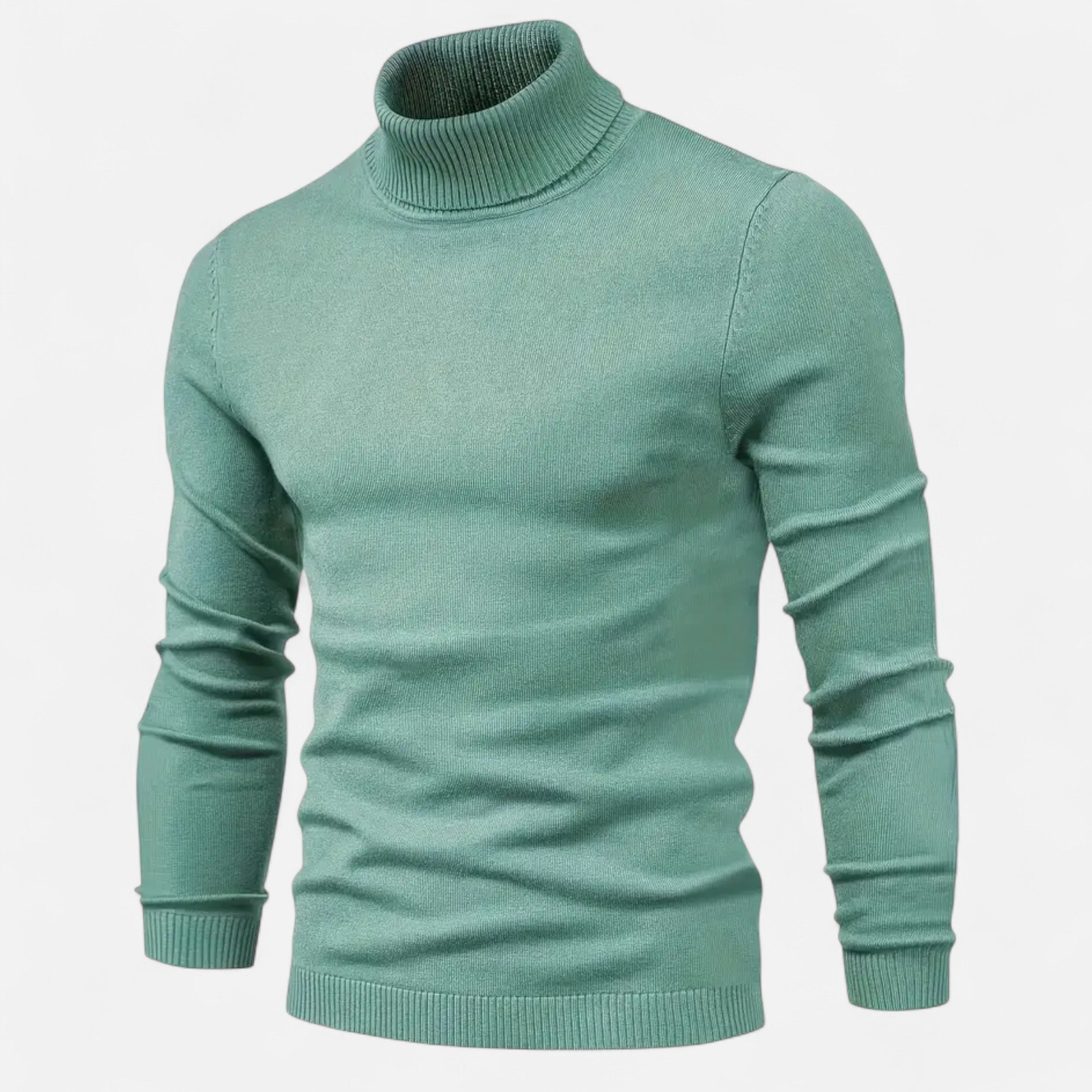 Lazaro Mode | Top de Hombre de Manga Larga con Cuello Alto – Estilo Contemporáneo