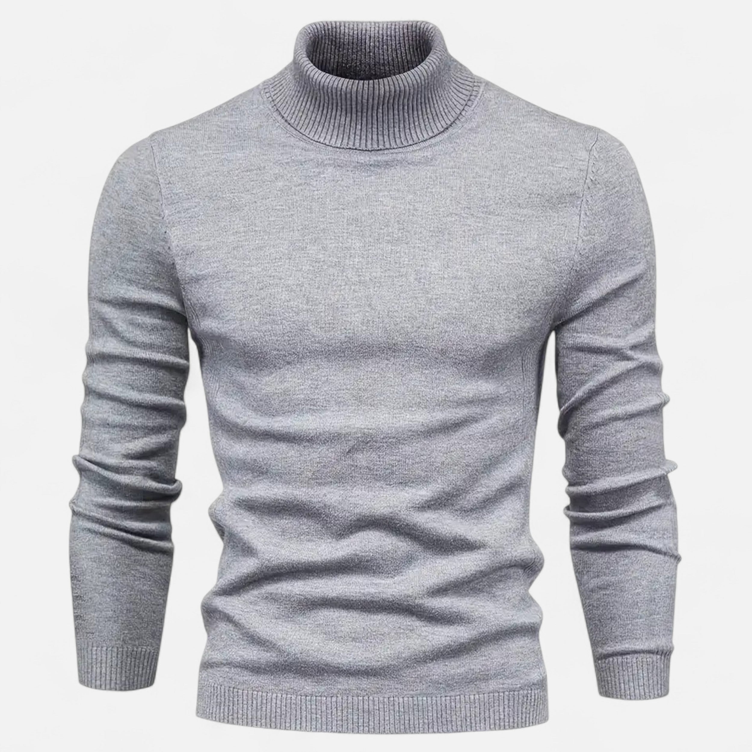 Lazaro Mode | Top de Hombre de Manga Larga con Cuello Alto – Estilo Contemporáneo