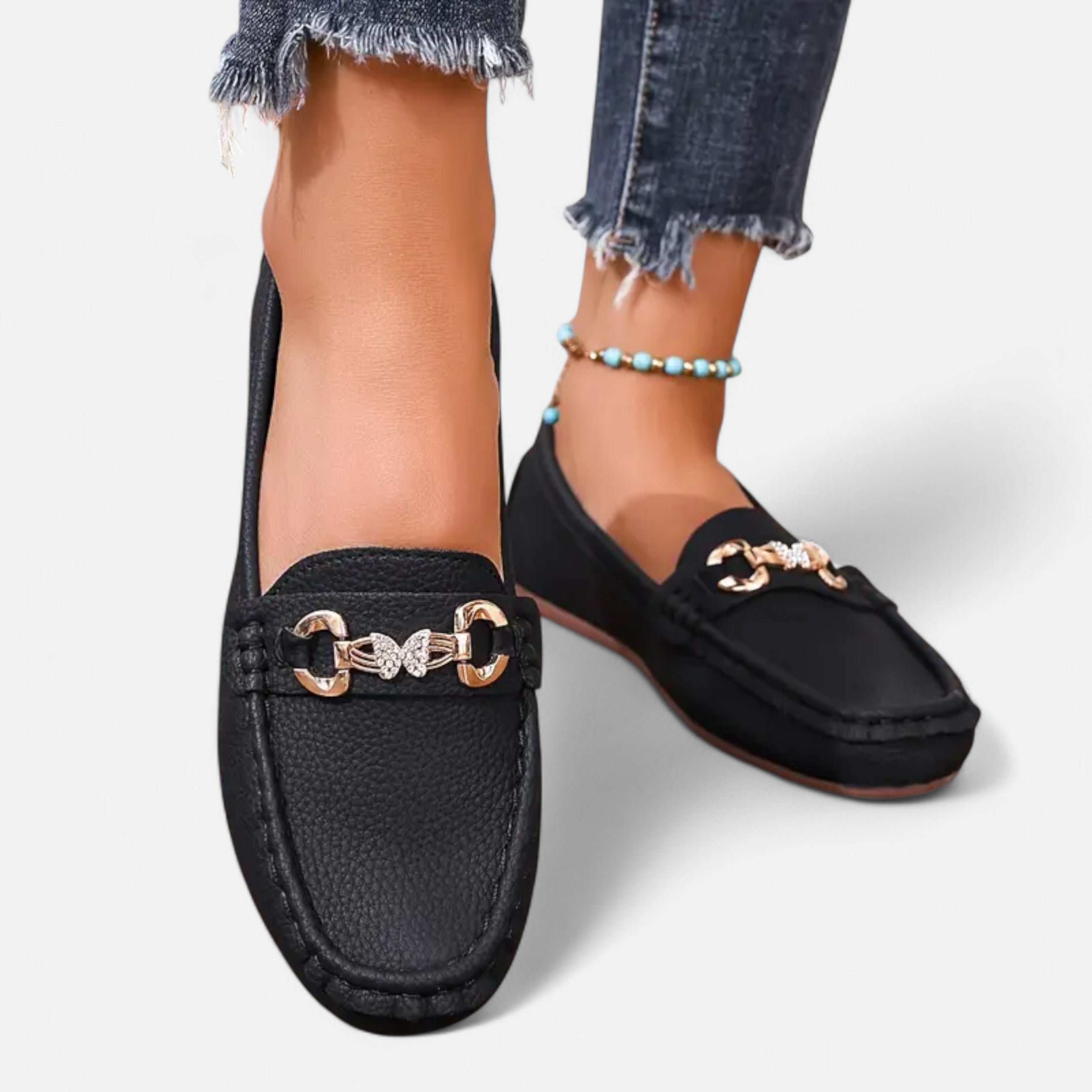 Women’s Diamond Butterfly Strap Shoes