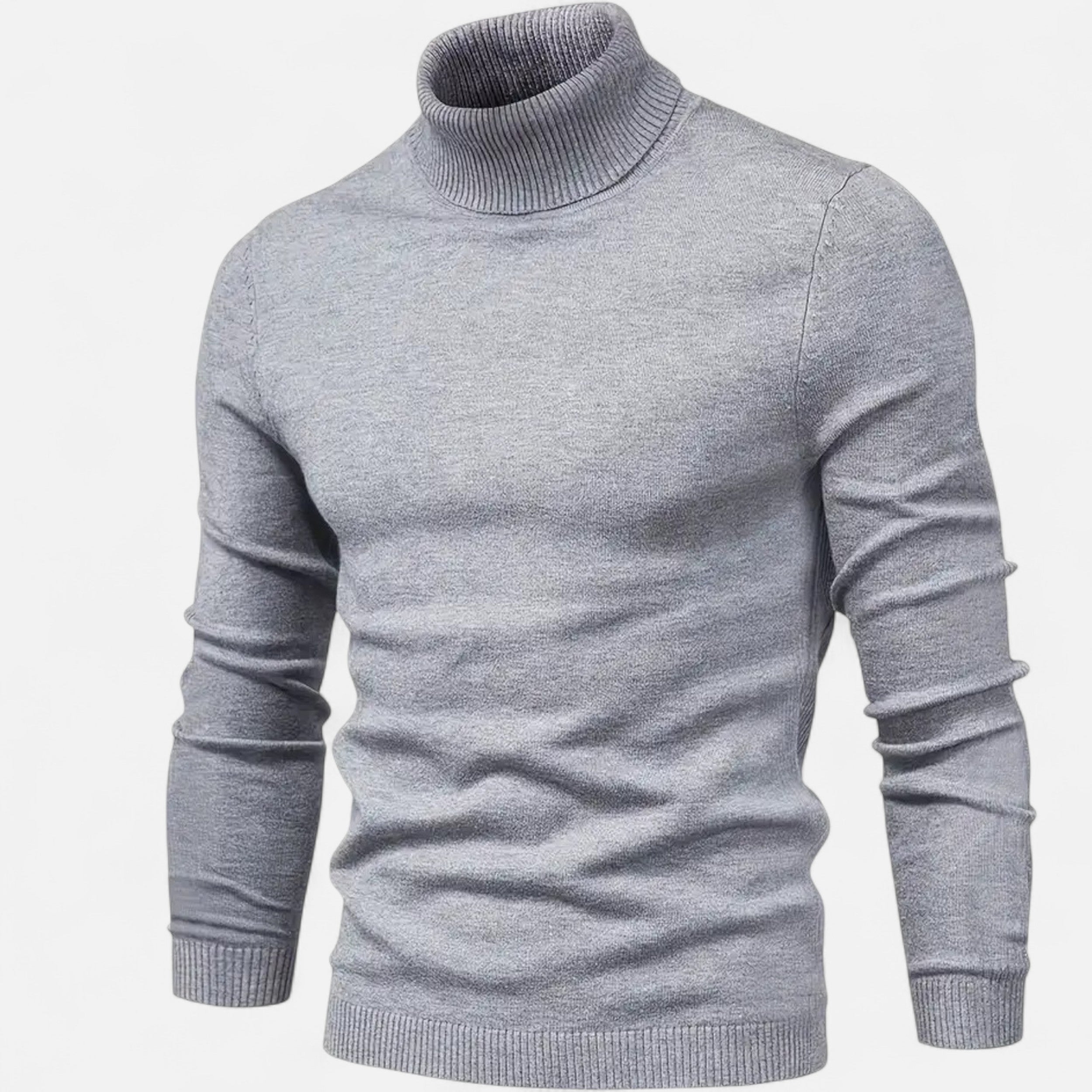 Lazaro Mode | Top de Hombre de Manga Larga con Cuello Alto – Estilo Contemporáneo