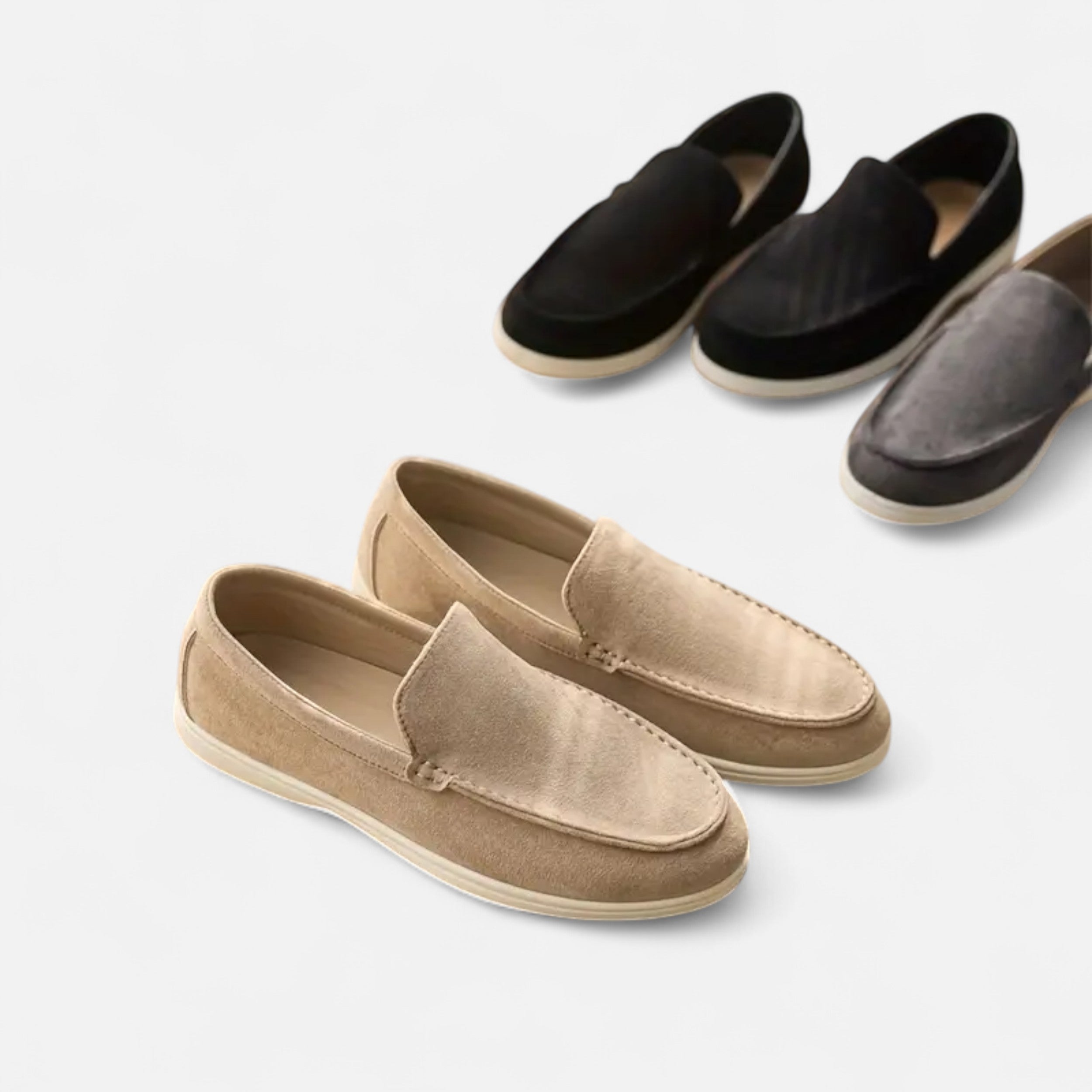 Men’s Slip-On Loafers Leather
