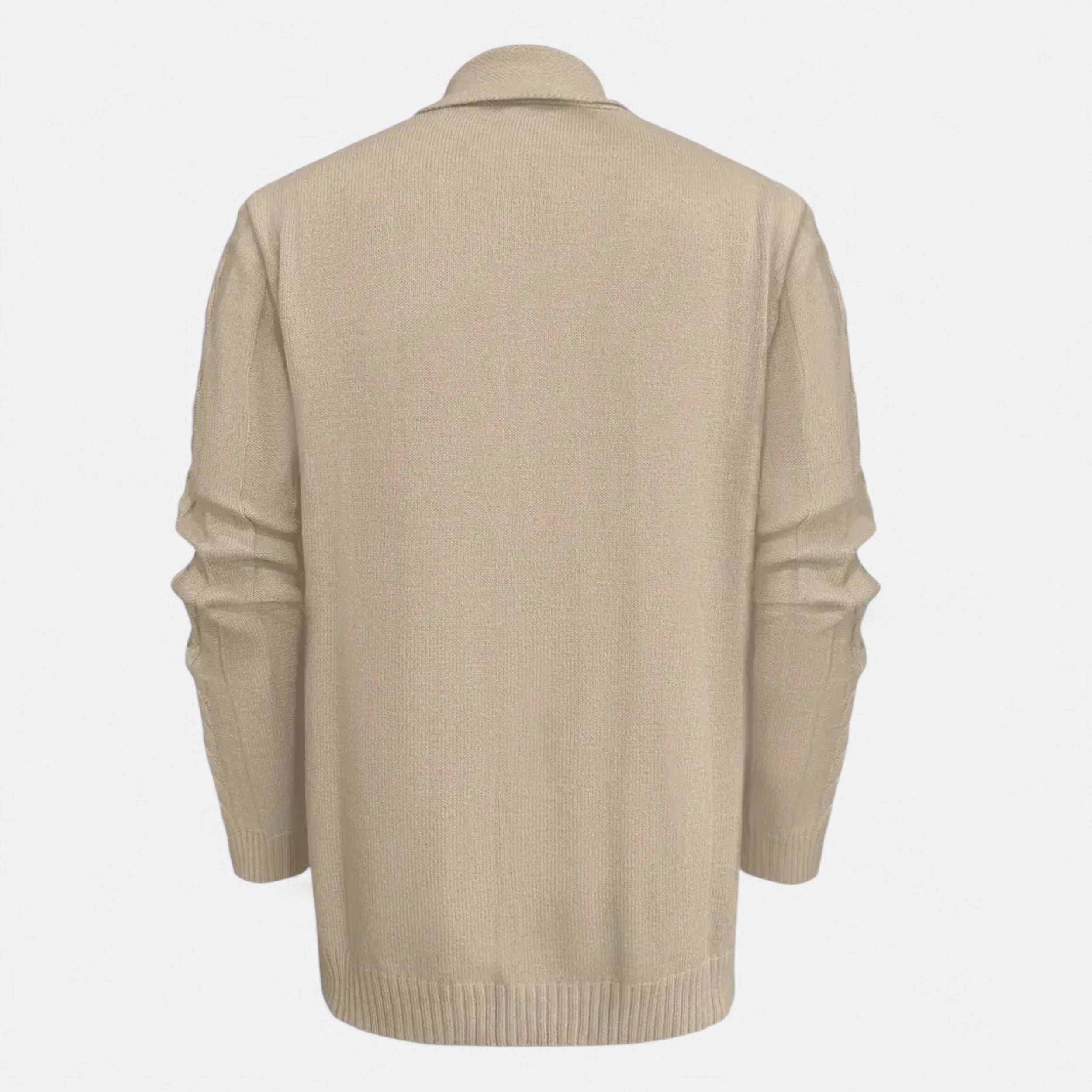 Men’s Cable-Knit Cardigan – Autumn Heritage Style